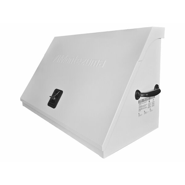 Montezuma Triangle Tool Box, White, Steel, 36 in W x 17 in D XL450-WB